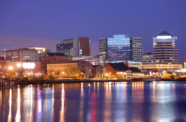wilmington, delaware skyline