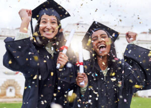 young student graduates