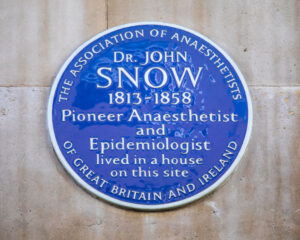 dr. john snow plaque