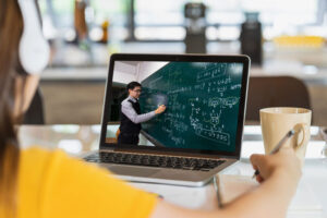 online learning on a tablet