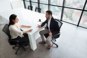 business people meeting in office