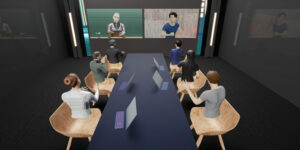 metaverse avatars in meeting