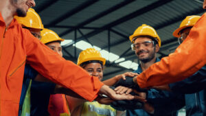 teamwork in the factory