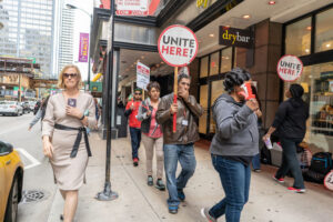 workers striking