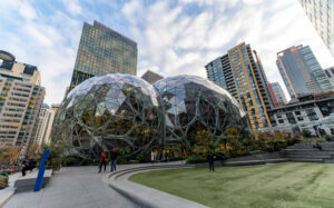 amazon spheres outside world headquarters