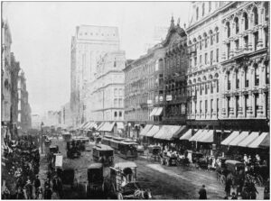 antique photograph of chicago, illinois